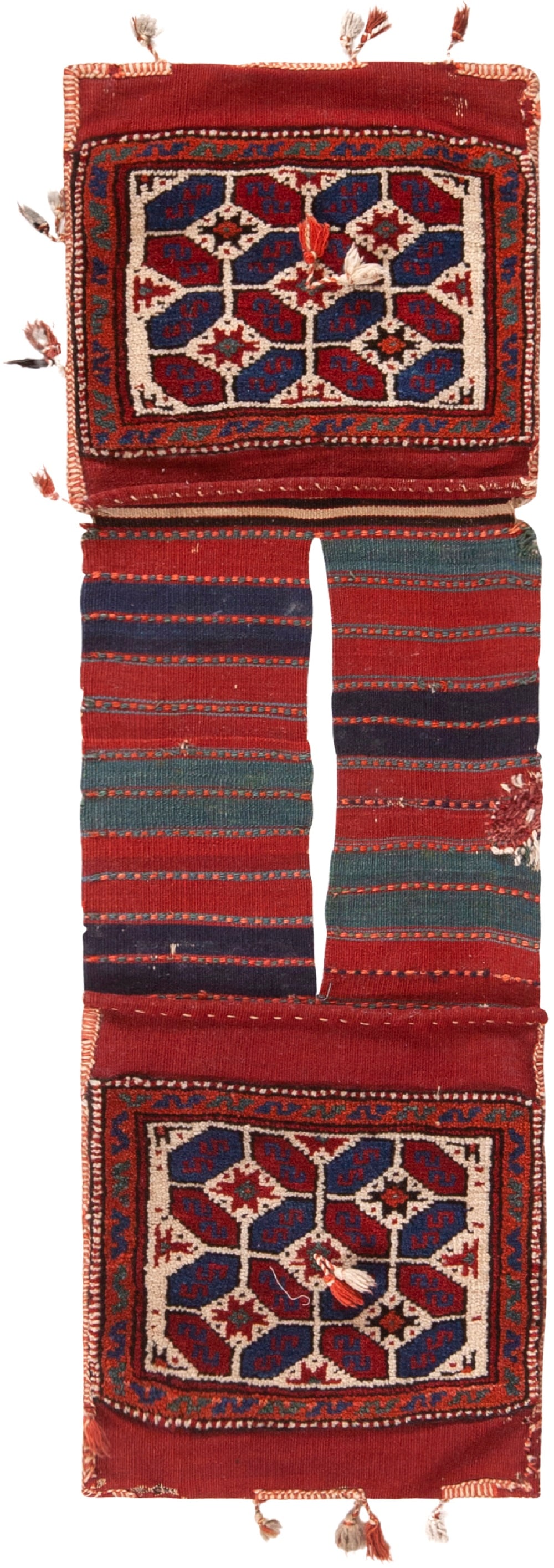 West Anatolia Saddle Bag 3 ft 9 in x 1 ft 2 in (1.14 m x 0.35 m) (1 of 6)