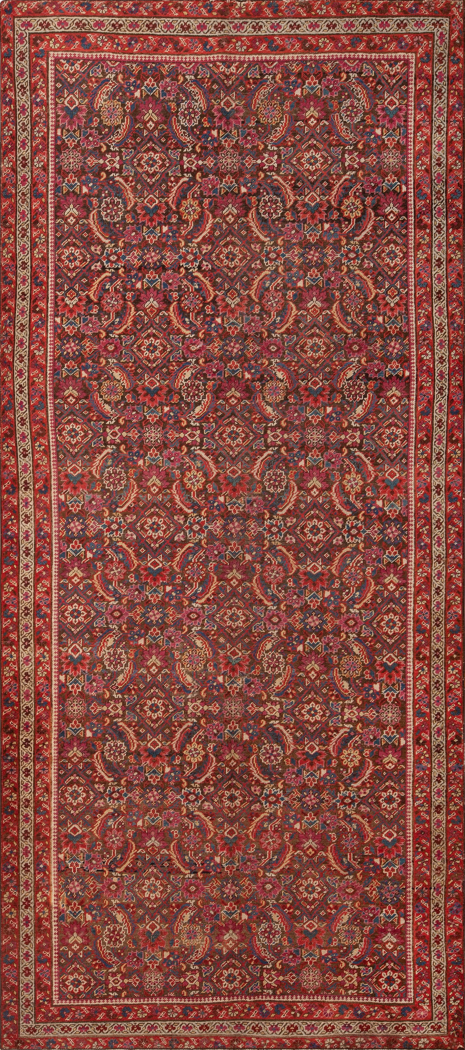 No Reserve Antique North West Persian Rug 10 ft 6 in x 5 ft 1 in (3.2 m x 1.54 m) (1 of 7)