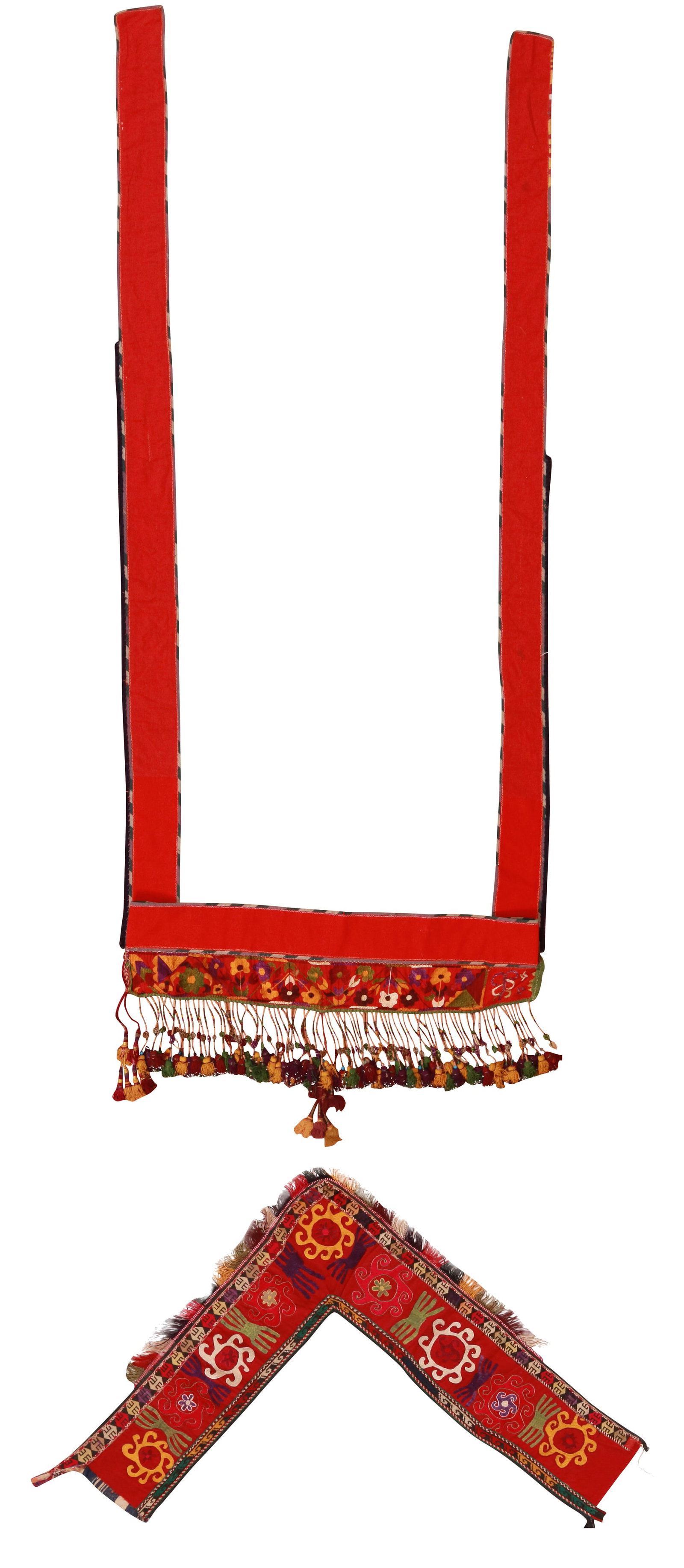 2 Lakai Embroidered Animal Trappinga: 2 Lakai Embroidered Animal Trappinga Late 19th Century