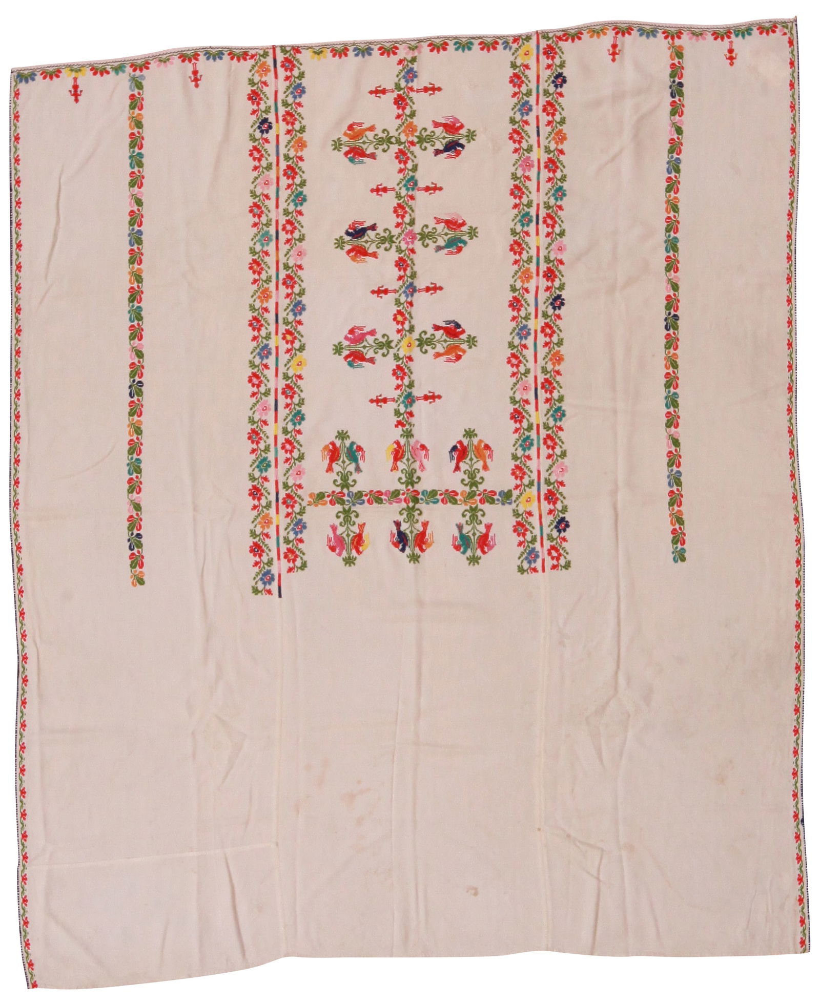 A Palestinian Embroidered Ghudgeh (Veil) (1 of 6)