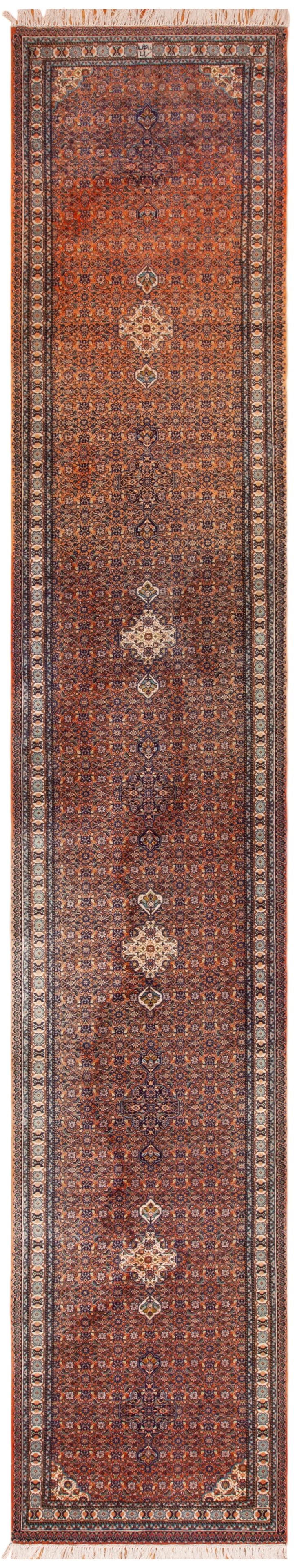 Vintage Persian Bidjar Runner Rug 19 ft x 3 ft 4 in (5.79 m x 1.01 m) (1 of 9)