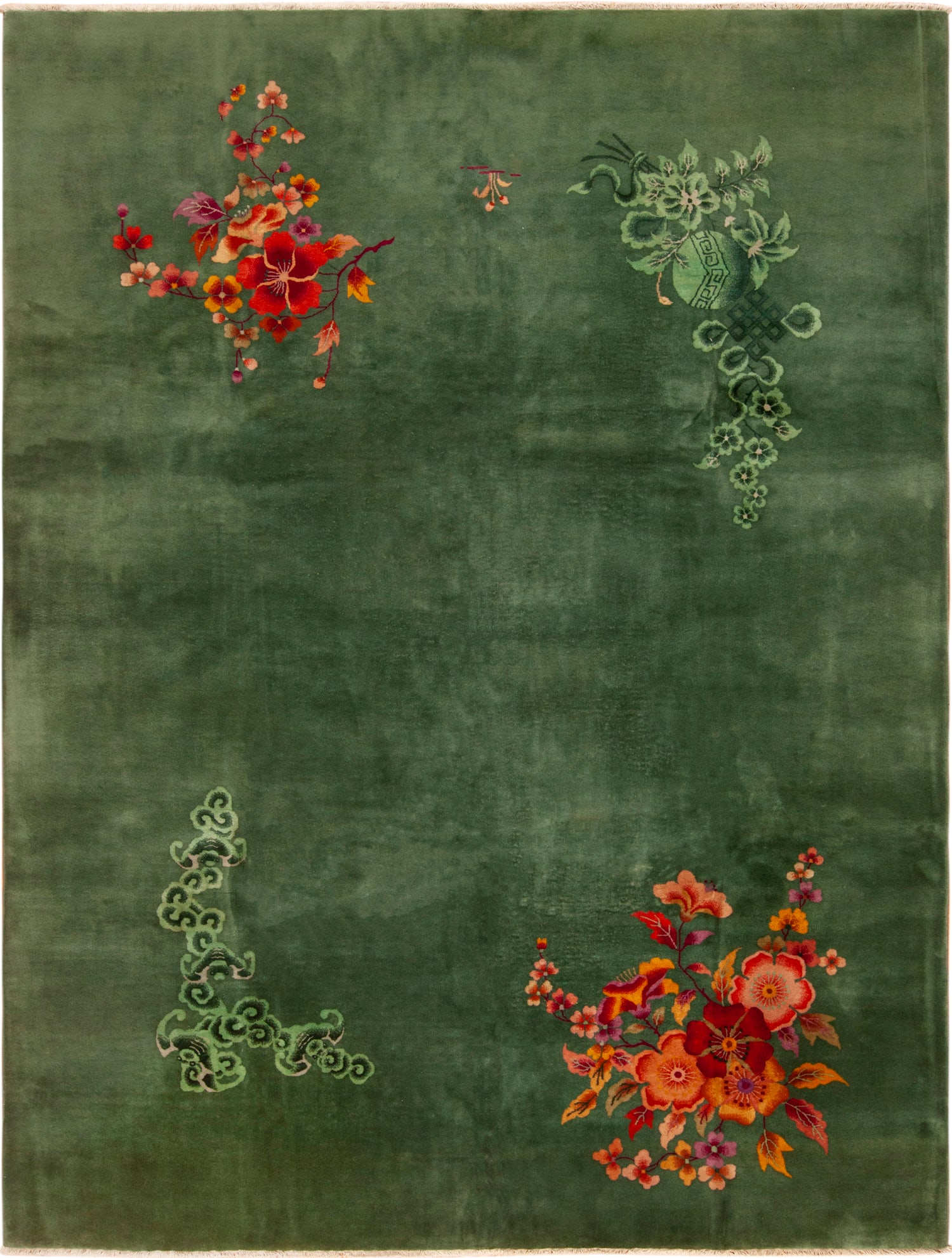 Chinese Art Deco Rug 11 ft 7 in x 8 ft 11 in (3.53 m x 2.71 m) (1 of 9)