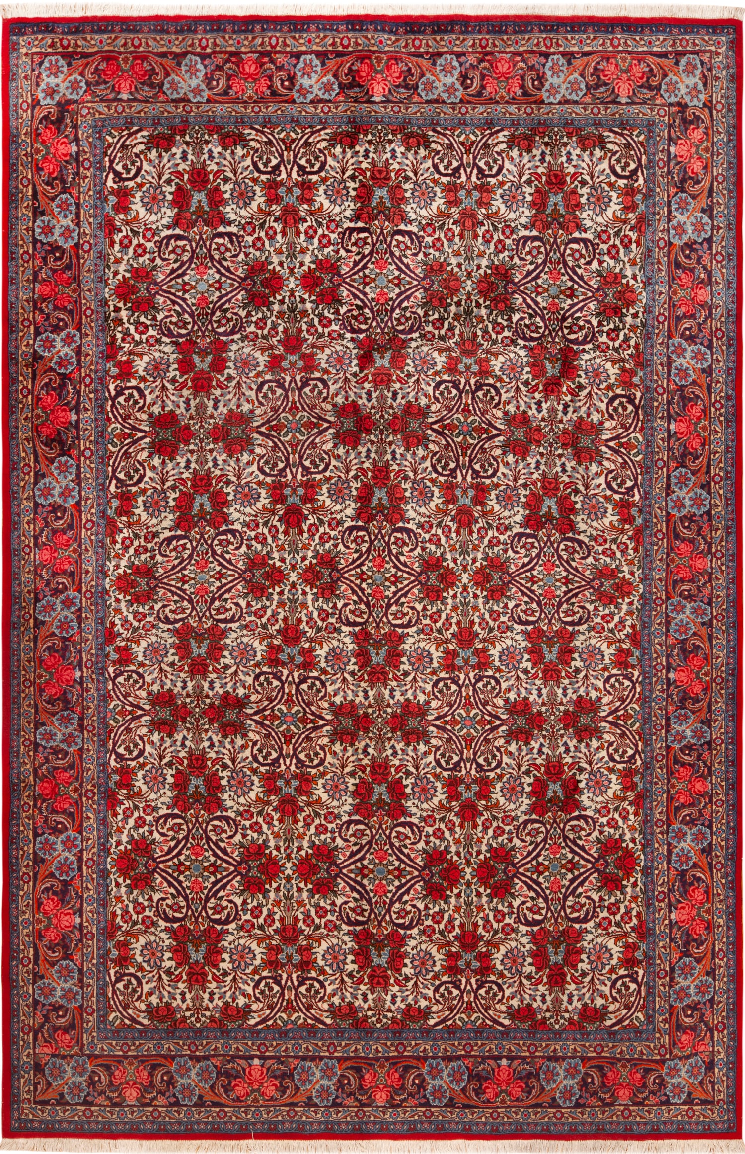 Vintage Persian Bidjar Rug 9 ft 11 in x 6 ft 9 in (3.02 m x 2.05 m) (1 of 11)