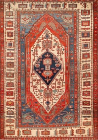 No Reserve - Antique Persian Heriz Serapi Rug 12 ft 9 in x 9 ft (3.89 m x 2.74 m)
