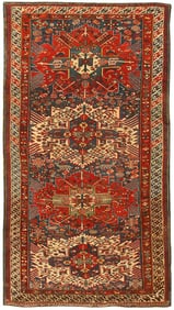 No Reserve - Antique Caucasian Seychour Rug 8 ft 5 in x 4 ft 9 in (2.56 m x 1.44 m)