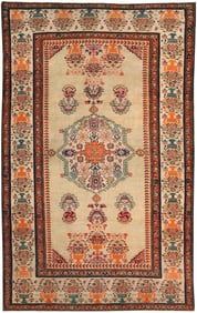 No Reserve - Finely Woven Antique Persian Sarouk Farahan Rug 6 ft 8 in x 4 ft 1 in (2.03 m x 1.24 m)
