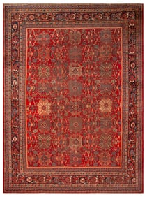 No Reserve - Antique Persian Sultanabad Rug 14 ft x 10 ft 7 in (4.26 m x 3.22 m)