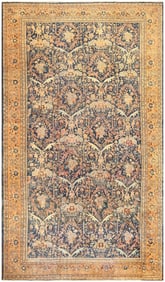 No Reserve - Oversized Antique Persian Mostofi Sultanabad Rug 23 ft x 13 ft 5 in (7.01 m x 4.09 m)