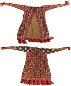 No Reserve - Rare And Collectible Antique Persian Gashgai / Qashqai Tribal Pattern Overcoat 3 ft 7 i