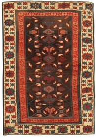 No Reserve - Antique Caucasian Kuba Rug 5 ft 3 in x 3 ft 6 in (1.6 m x 1.07 m)