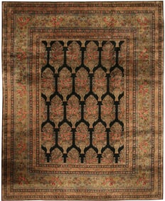 No Reserve - Fine Antique Indian Rug 14 ft 8 in x 11 ft 10 in (4.47 m x 3.61 m)