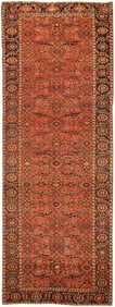 No Reserve - Antique Persian Bidjar Gallery Size Rug 19 ft 1 in x 6 ft 7 in (5.81 m x 2 m)