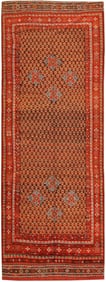 No Reserve - Antique Persian Afshar Gallery Size Rug 14 ft 3 in x 5 ft 3 in (4.34 m x 1.6 m)