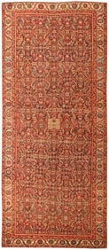 No Reserve - Antique Gallery Size Caucasian Karabagh Rug 17 ft x 7 ft 2 in (5.18 m x 2.18 m)