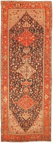 No Reserve - Antique Caucasian Karabagh Gallery Size Rug 18 ft x 6 ft 7 in (5.49 m x 2.01 m)