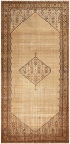 No Reserve - Oversized Antique Persian Sarouk Farahan Rug 20 ft 1 in x 9 ft 6 in (6.12 m x 2.9 m)