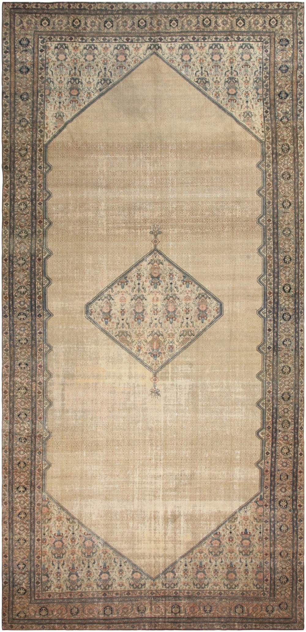 No Reserve - Oversized Antique Persian Sarouk Farahan Rug 20 ft 1 in x 9 ft 6 in (6.12 m x 2.9 m) (1 of 12)