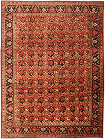 No Reserve - Antique Persian Bidjar Rug 12 ft 10 in x 8 ft 10 in (3.91 m x 2.69 m)