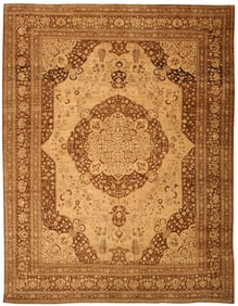 No Reserve - Large Antique Persian Tabriz Rug 17 ft 3 in x 12 ft 9 in (5.26 m x 3.89 m)