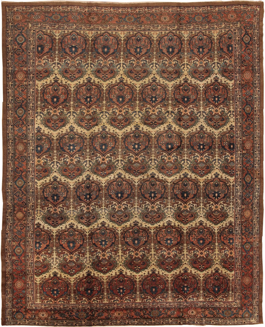 No Reserve - Antique Persian Bibikabad Rug 13 ft 7 in x 11 ft (4.14 m x 3.35 m) (1 of 12)