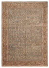 Vintage Persian Tabriz 9 ft 10 in x 6 ft 10 in (2.99 m x 2.08 m)