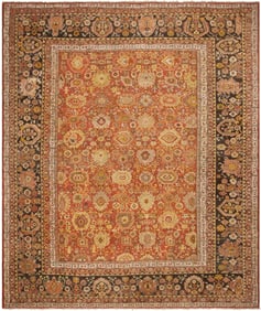 No Reserve - Large Antique Persian Sultanabad Rug 16 ft 5 in x 13 ft 2 in (5 m x 4.01 m)