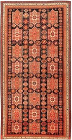 No Reserve - Antique Caucasian Shirvan Rug 12 ft 6 in x 6 ft 4 in (3.81 m x 1.93 m)