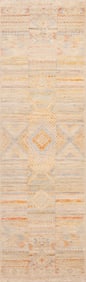 Modern Hallway Runner Rug 9 ft 7 in x 2 ft 10 in (2.92 m x 0.86 m)