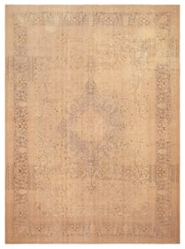 Vintage Turkish Sivas Rug 13 ft 8 in x 10 ft (4.16 m x 3.04 m)