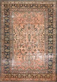 No Reserve - Antique Persian Malayer Rug 12 ft 1 in x 8 ft 5 in (3.68 m x 2.56 m)