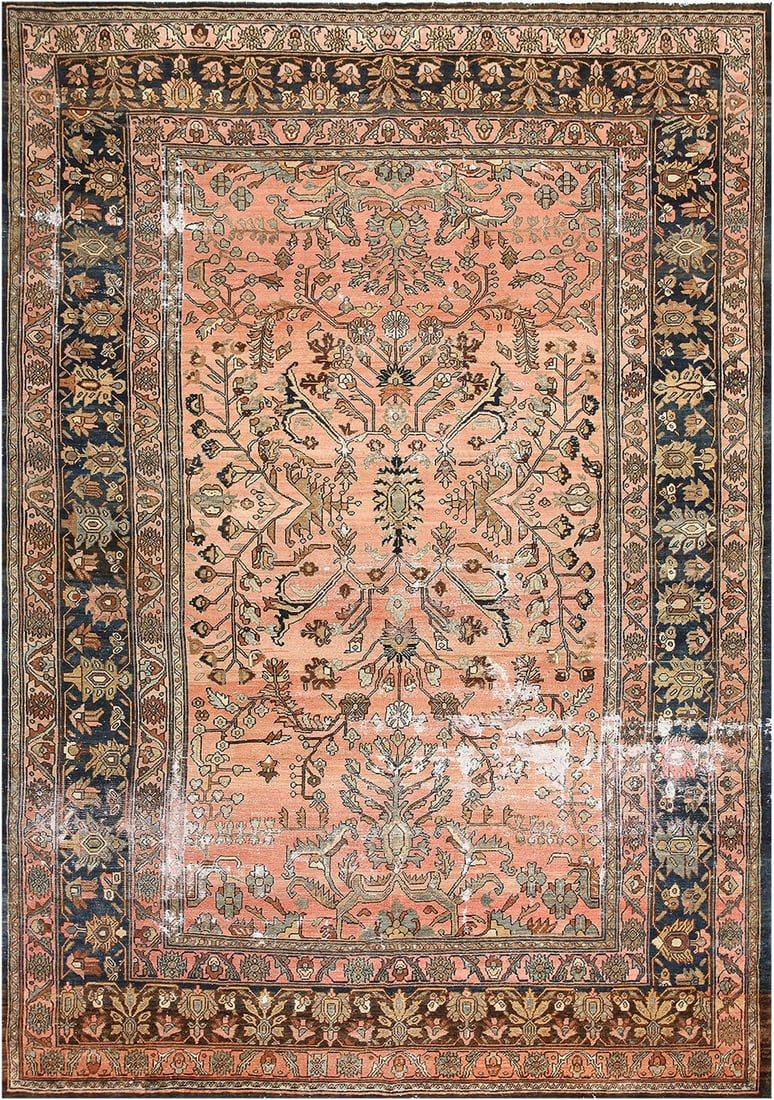 No Reserve - Antique Persian Malayer Rug 12 ft 1 in x 8 ft 5 in (3.68 m x 2.56 m) (1 of 10)