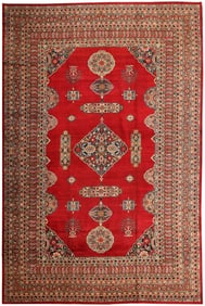 No Reserve - Large Antique Finely Woven Persian Lavar Kerman Rug 18 ft x 11 ft 9 in (5.49 m x 3.58 m
