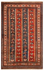 Antique Caucasian Kazak Rug 6 ft 8 in x 4 ft 4 in (2.03 m x 1.32 m)