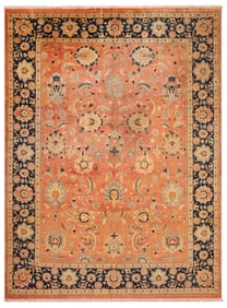 Vintage Tabriz Design Rug 12 ft x 8 ft 11 in (3.65 m x 2.71 m)