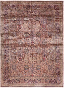 No Reserve - Fine Manchester Wool Antique Indian Rug 11 ft 7 in x 8 ft 9 in (3.53 m x 2.67 m)