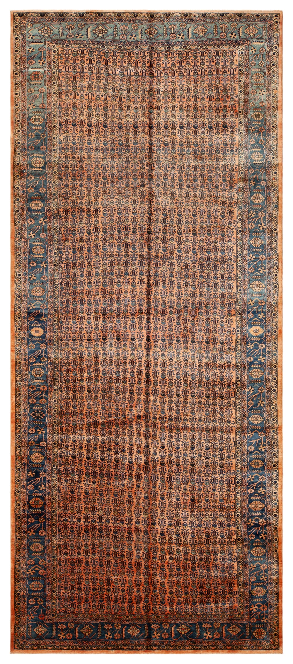 No Reserve - Antique Persian Sarouk Rug 16 ft 5 in x 6 ft 11 in (5 m x 2.11 m) (1 of 9)