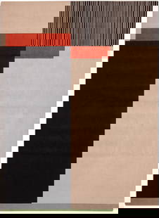 Mid-Century Modern Scandinavian Ege Art Line Rug 13 ft 3 in x 9 ft 10 in (4.04 m x 3 m): Mid-Century Modern Scandinavian Ege Art Line Rug Size: 13 ft 3 in x 9 ft 10 in (4.04 m x 3 m) Collection of Antique Rugs, Vintage Rugs & Modern Carpets.