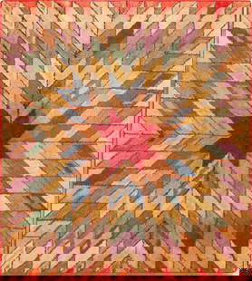 Antique American Hooked Rug 5 ft 2 in x 4 ft 8 in (1.57 m x 1.42 m): Antique American Hooked Rug Size: 5 ft 2 in x 4 ft 8 in (1.57 m x 1.42 m) Collection of Antique Rugs, Vintage Rugs & Modern Carpets.