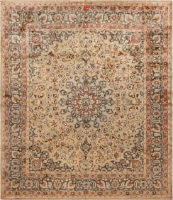 No Reserve - Antique Persian Khorassan Rug 11 ft 4 in x 10 ft (3.45 m x 3.04 m)