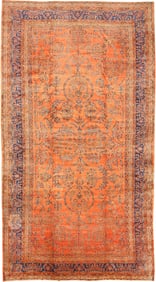 No Reserve - Oversized Antique Persian Sarouk Rug 22 ft x 12 ft 6 in (6.71 m x 3.81 m)