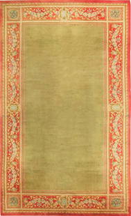 No Reserve - Antique Savonnerie Design Spanish Rug 16 ft 11 in x 10 ft 5 in (5.16 m x 3.17 m): Inventory of the late Albert Karmely Antique Savonnerie Design Spanish Rug Size: 16 ft 11 in x 10 ft 5 in (5.16 m x 3.17 m) Collection of Antique Rugs, Vintage Rugs & Modern Carpets.