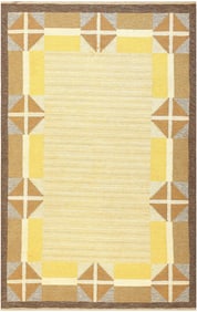 Vintage Mid Century Scandinavian Swedish Kilim Rug 8 ft x 5 ft 2 in (2.44 m x 1.57 m)