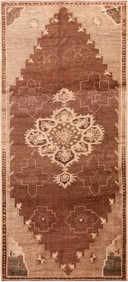 No Reserve - Vintage Turkish Kars Rug 12 ft 10 in x 5 ft 10 in (3.91 m x 1.78 m)