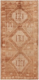 No Reserve - Turkish Kars Vintage Rug 13 ft x 6 ft (3.96 m x 1.83 m)