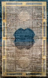 No Reserve - Large French European Design Antique Chinese Rug 19 ft 8 in x 12 ft 3 in (5.99 m x 3.73: Inventory of the late Albert Karmely Large French European Design Antique Chinese Rug Size: 19 ft 8 in x 12 ft 3 in (5.99 m x 3.73 m) Collection of Antique Rugs, Vintage Rugs & Modern Carpets.