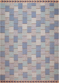 Modern Swedish Inspired Kilim Rug 14 ft 2 in x 10 ft 1 in (4.32 m x 3.07 m)