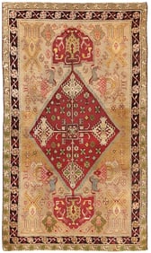 No Reserve - Antique 19th century Indian Agra Rug 6 ft x 4 ft (1.83 m x 1.22 m)