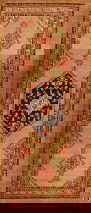 No Reserve - Antique Persian Camel Hair Serab Runner Rug 11 ft x 4 ft 7 in (3.35 m x 1.4 m): Inventory of the late Albert Karmely Antique Persian Camel Hair Serab Runner Rug Size: 11 ft x 4 ft 7 in (3.35 m x 1.4 m)