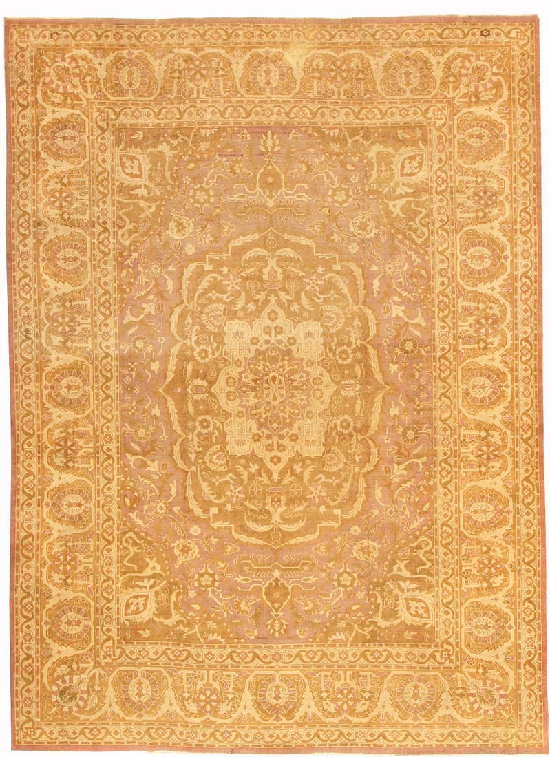 No Reserve - Antique Indian Amritsar Rug 13 ft x 10 ft (3.96 m x 3.05 m) (1 of 13)