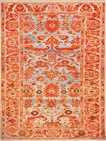 Antique Persian Malayer Rug 6 ft 5 in x 5 ft (1.96 m x 1.52 m)